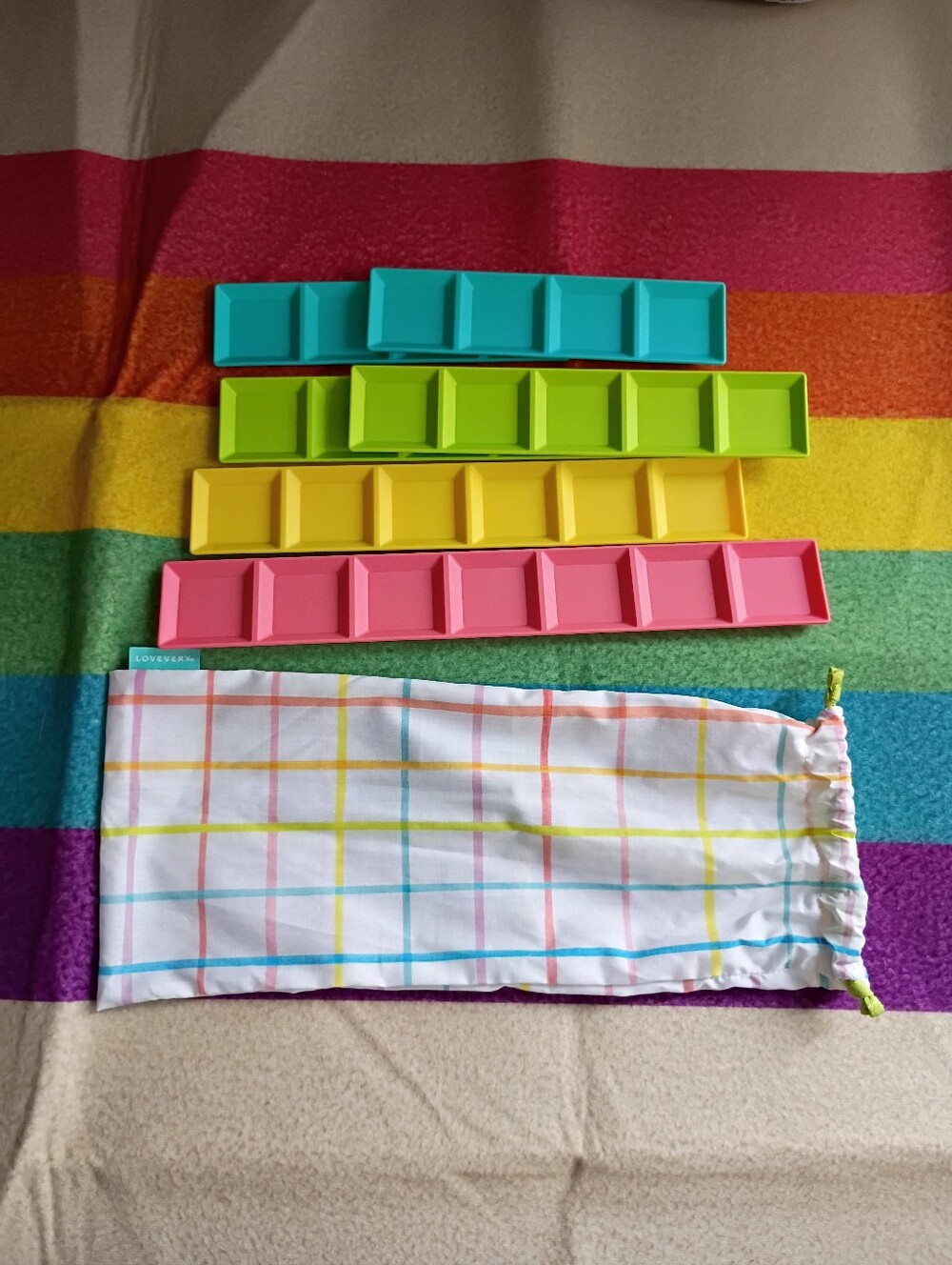 Lovevery Crossword Builder Trays & Bag